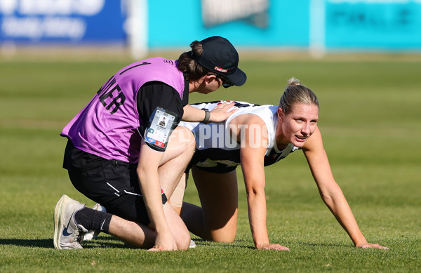 AFLW 2025 Practice Match - Port Adelaide v Collingwood - A-61039458