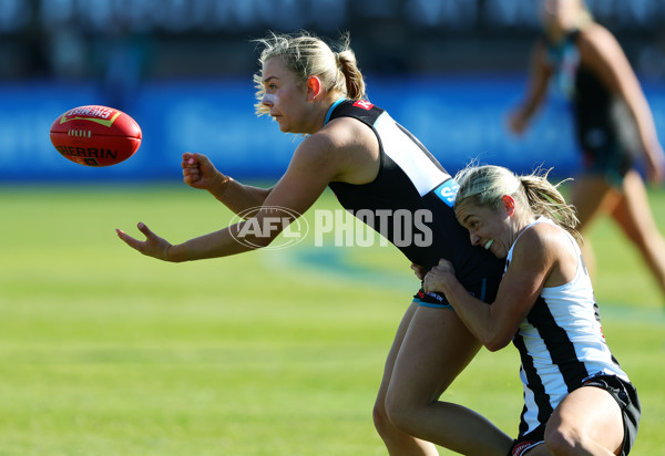 AFLW 2025 Practice Match - Port Adelaide v Collingwood - A-61039491