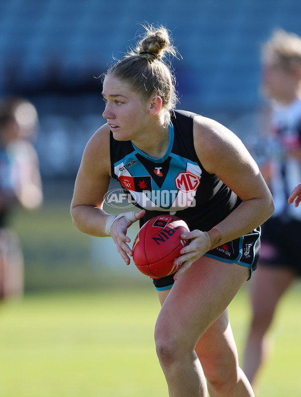 AFLW 2025 Practice Match - Port Adelaide v Collingwood - A-61044851