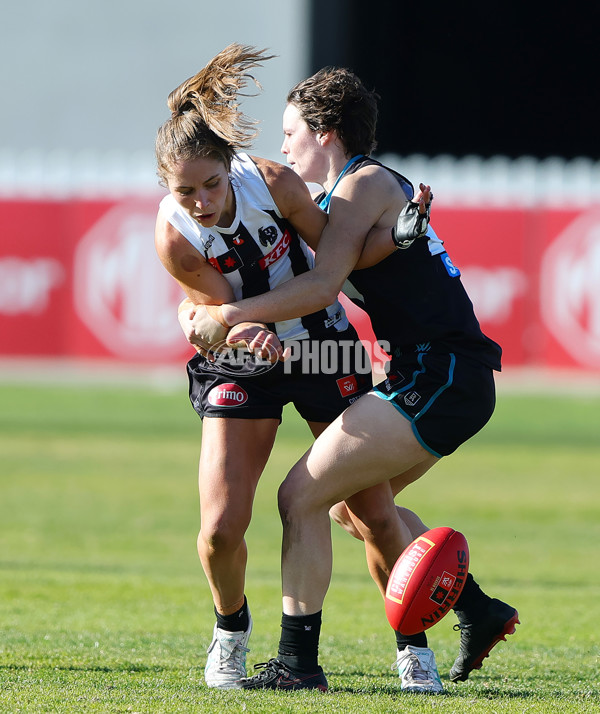 AFLW 2025 Practice Match - Port Adelaide v Collingwood - A-61044860