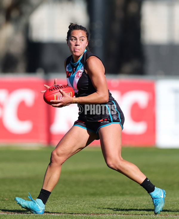 AFLW 2025 Practice Match - Port Adelaide v Collingwood - A-61047315