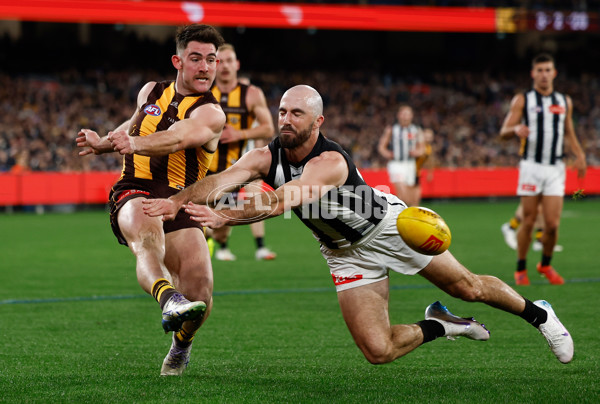 AFL 2025 Round 22 - Hawthorn v Collingwood - A-61170385