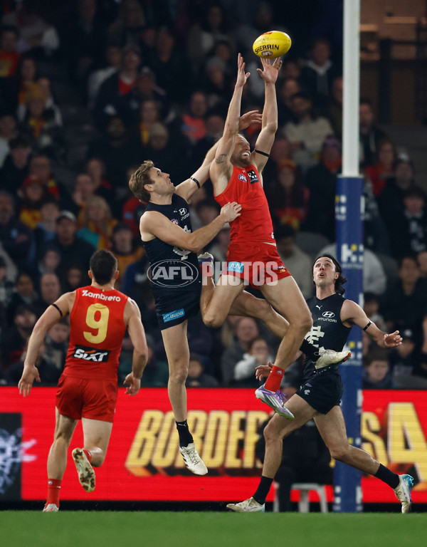 AFL 2025 Round 22 - Carlton v Gold Coast - A-61222563