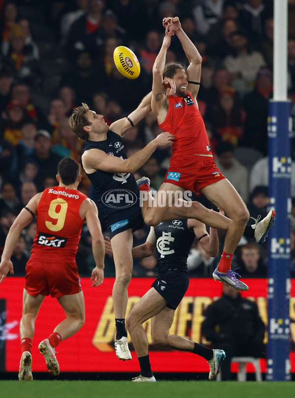 AFL 2025 Round 22 - Carlton v Gold Coast - A-61224990