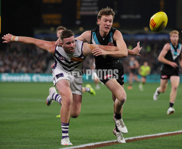 AFL 2025 Round 22 - Port Adelaide v Fremantle - A-61242859