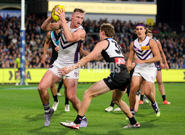 AFL 2025 Round 22 - Port Adelaide v Fremantle - A-61242863