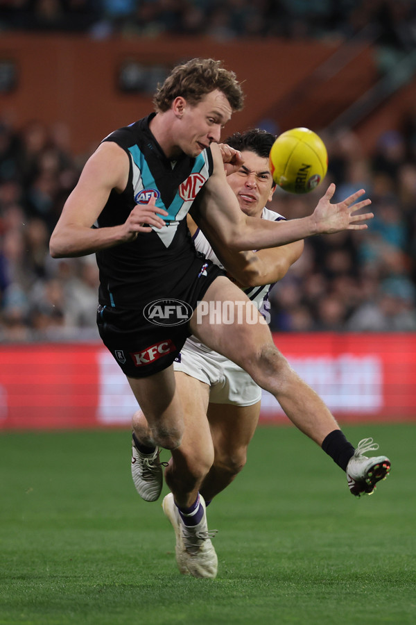 AFL 2025 Round 22 - Port Adelaide v Fremantle - A-61247331