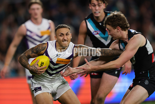 AFL 2025 Round 22 - Port Adelaide v Fremantle - A-61248251