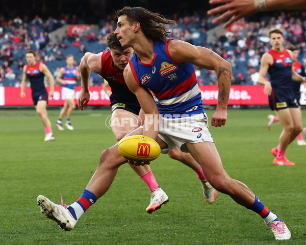 AFL 2025 Round 22 - Melbourne v Western Bulldogs - A-61269986