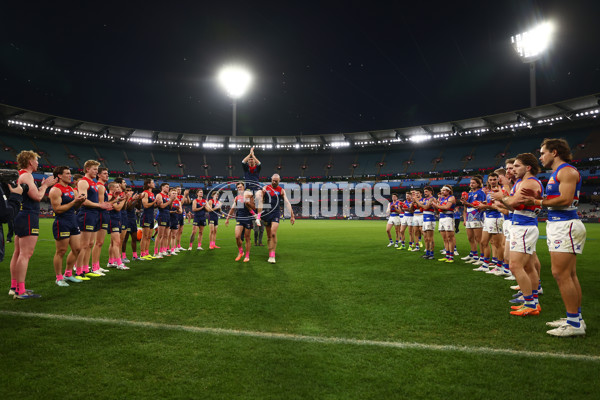 AFL 2025 Round 22 - Melbourne v Western Bulldogs - A-61278363