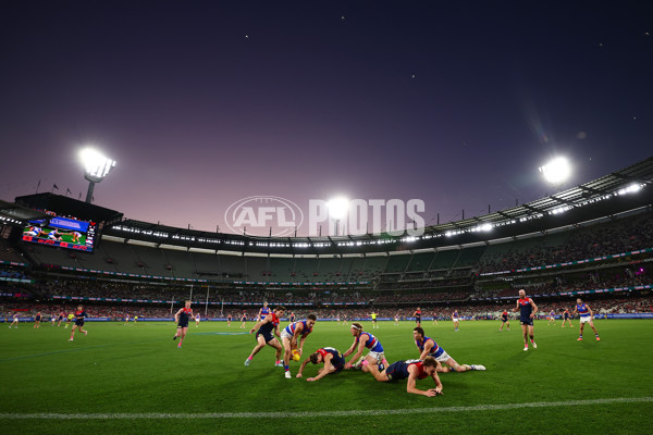AFL 2025 Round 22 - Melbourne v Western Bulldogs - A-61281385