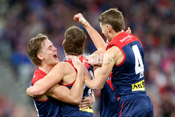 AFL 2025 Round 22 - Melbourne v Western Bulldogs - A-61286616