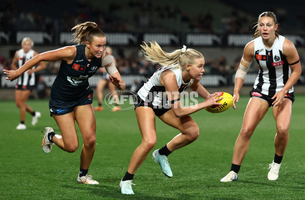AFLW 2025 Round 01 - Carlton v Collingwood - A-61331168