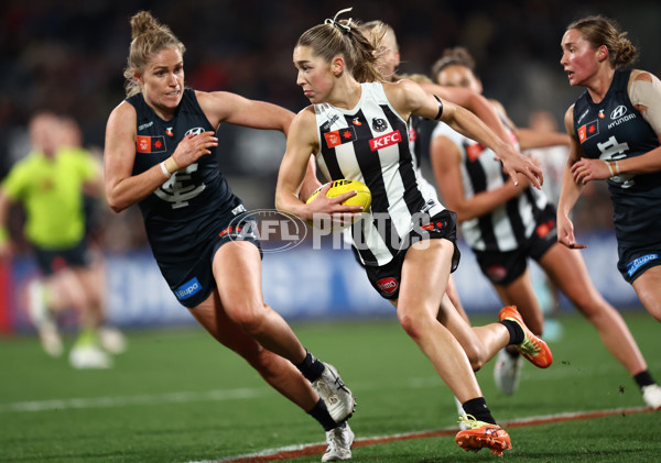 AFLW 2025 Round 01 - Carlton v Collingwood - A-61337295