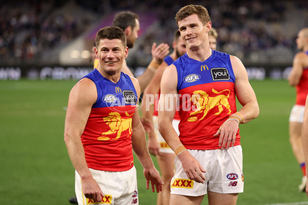 AFL 2025 Round 23 - Fremantle v Brisbane - A-61394548