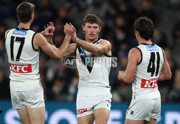 AFL 2025 Round 23 - Carlton v Port Adelaide - A-61405073