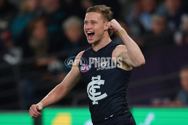 AFL 2025 Round 23 - Carlton v Port Adelaide - A-61405137