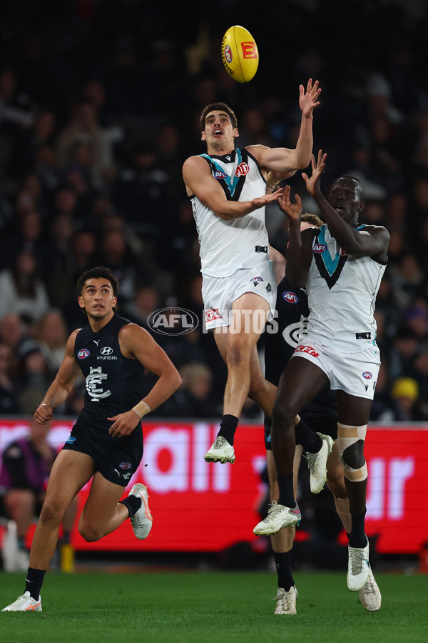 AFL 2025 Round 23 - Carlton v Port Adelaide - A-61413172