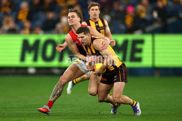 AFL 2025 Round 23 - Hawthorn v Melbourne - A-61423985