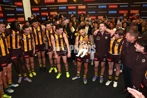 AFL 2025 Round 23 - Hawthorn v Melbourne - A-61429295