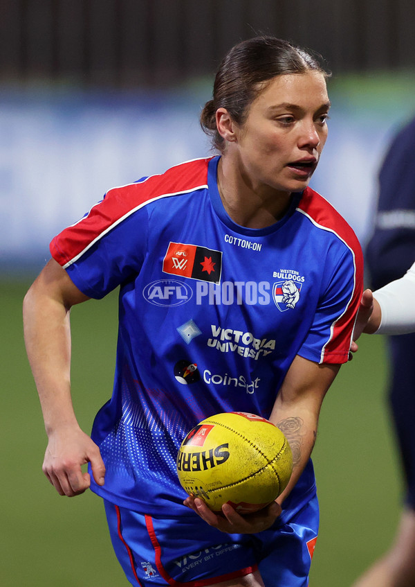 AFLW 2025 Round 01 - Western Bulldogs v Melbourne - A-61429701