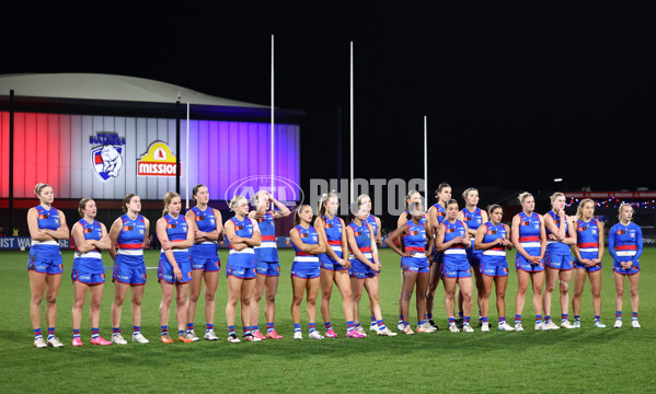 AFLW 2025 Round 01 - Western Bulldogs v Melbourne - A-61445598