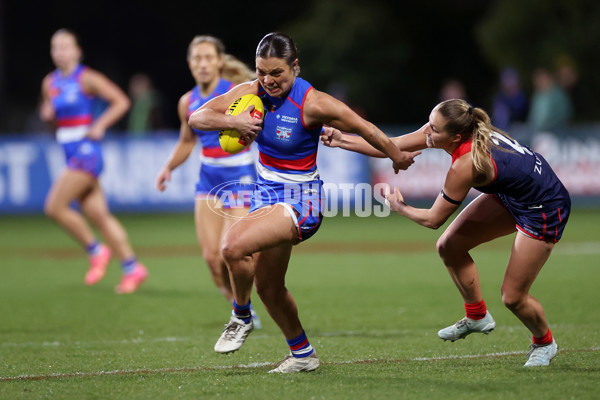AFLW 2025 Round 01 - Western Bulldogs v Melbourne - A-61450109