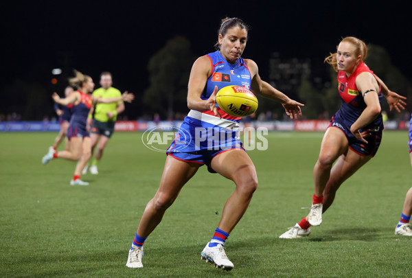 AFLW 2025 Round 01 - Western Bulldogs v Melbourne - A-61450373