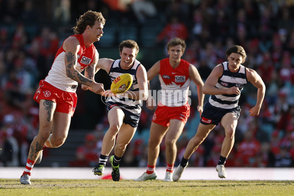 AFL 2025 Round 23 - Sydney v Geelong - A-61485141