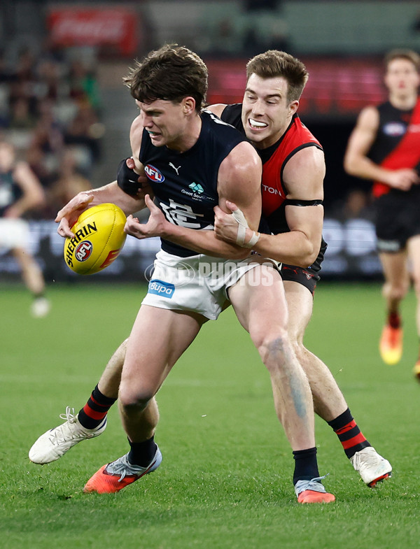 AFL 2025 Round 24 - Essendon v Carlton - A-61629326