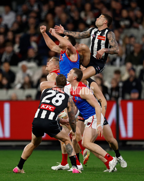 AFL 2025 Round 24 - Collingwood v Melbourne - A-61639338