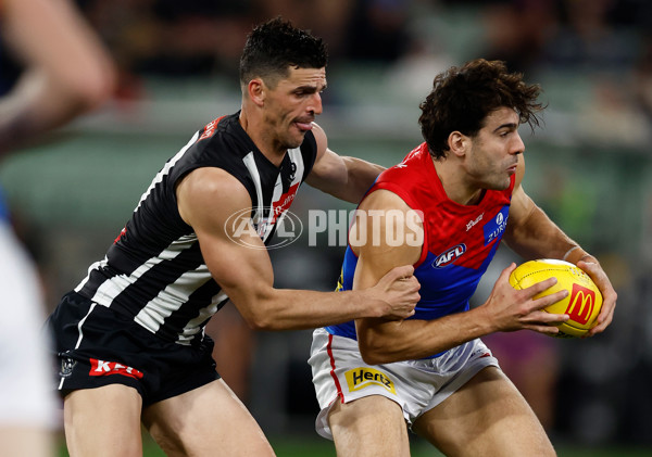 AFL 2025 Round 24 - Collingwood v Melbourne - A-61641870