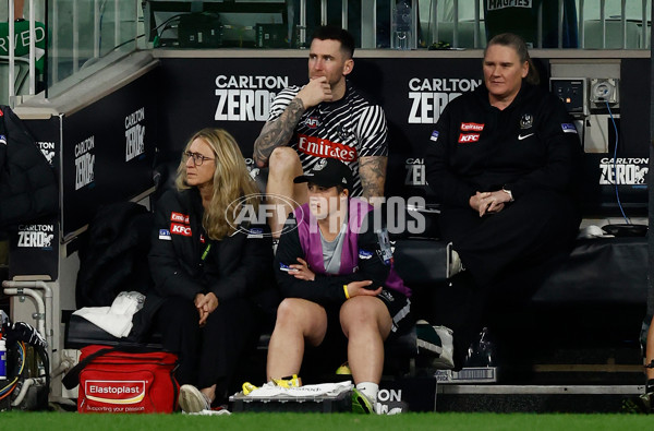 AFL 2025 Round 24 - Collingwood v Melbourne - A-61641915