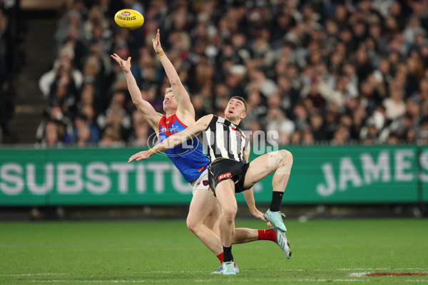 AFL 2025 Round 24 - Collingwood v Melbourne - A-61647494