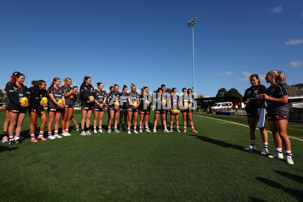AFLW 2025 Round 02 - Melbourne v St Kilda - A-61668750