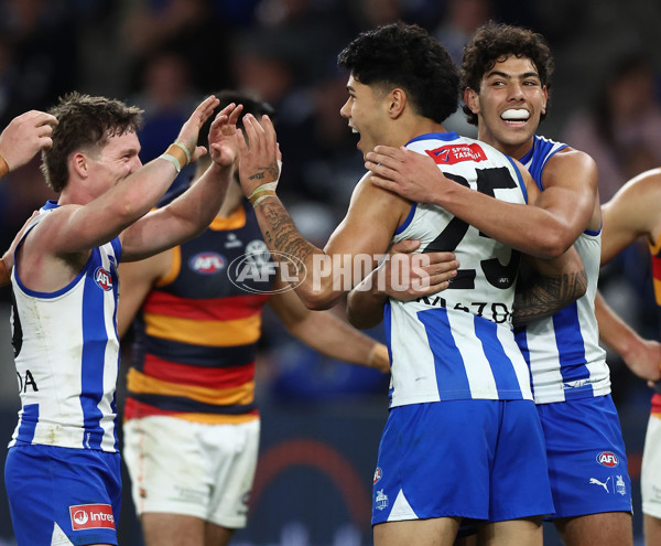 AFL 2025 Round 24 - North Melbourne v Adelaide - A-61674002