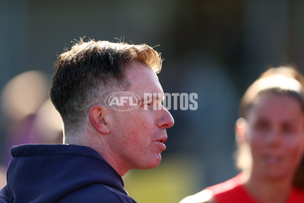 AFLW 2025 Round 02 - Melbourne v St Kilda - A-61675937