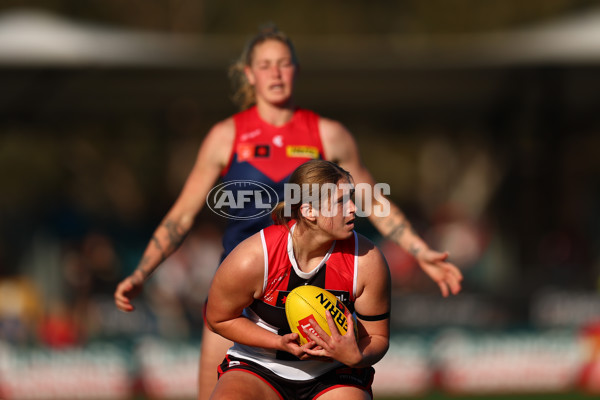 AFLW 2025 Round 02 - Melbourne v St Kilda - A-61678474