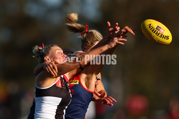 AFLW 2025 Round 02 - Melbourne v St Kilda - A-61680022