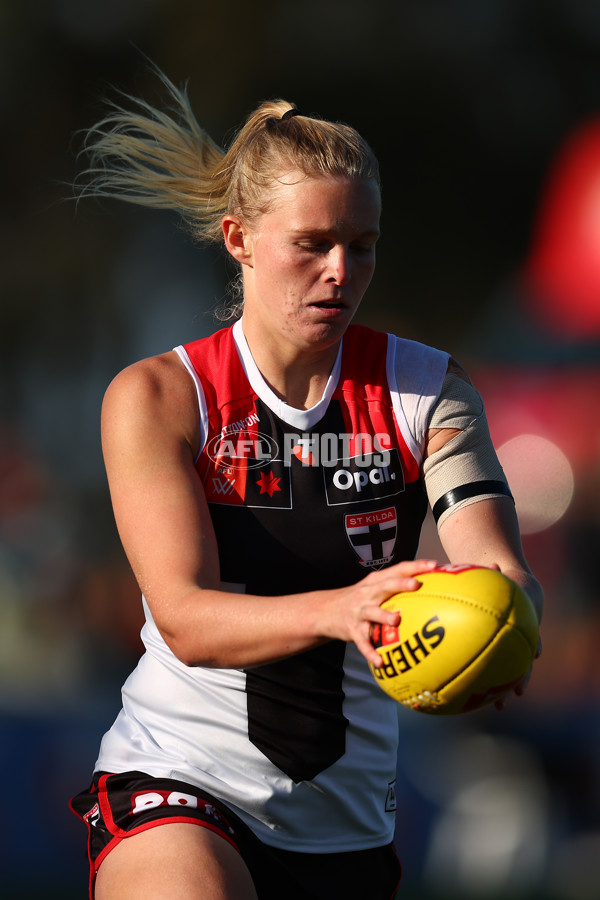 AFLW 2025 Round 02 - Melbourne v St Kilda - A-61680024