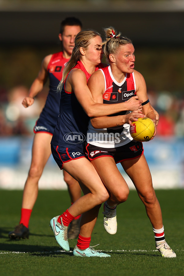 AFLW 2025 Round 02 - Melbourne v St Kilda - A-61682732