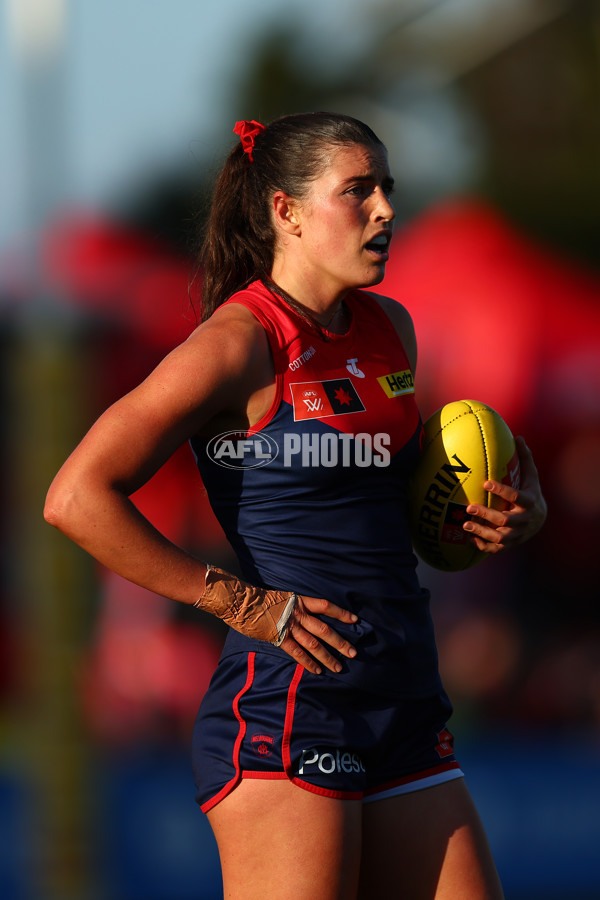 AFLW 2025 Round 02 - Melbourne v St Kilda - A-61682755