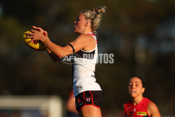 AFLW 2025 Round 02 - Melbourne v St Kilda - A-61682816