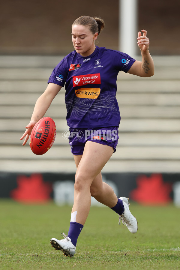 AFLW 2025 Round 02 - Fremantle v Brisbane - A-61684061