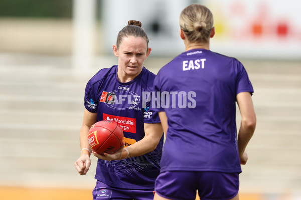 AFLW 2025 Round 02 - Fremantle v Brisbane - A-61684065