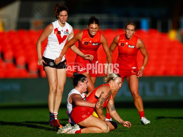 AFLW 2025 Round 02 - Gold Coast v Sydney - A-61684098