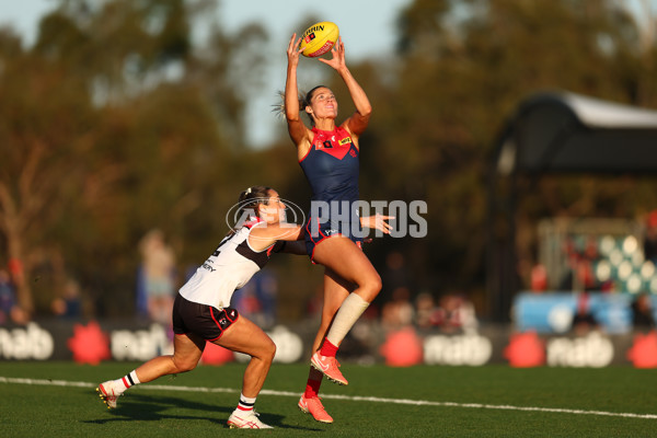 AFLW 2025 Round 02 - Melbourne v St Kilda - A-61685690