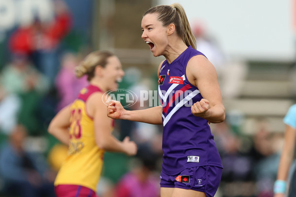 AFLW 2025 Round 02 - Fremantle v Brisbane - A-61688198