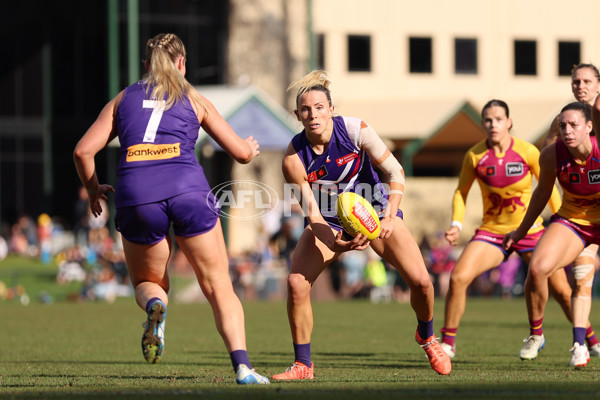 AFLW 2025 Round 02 - Fremantle v Brisbane - A-61688266