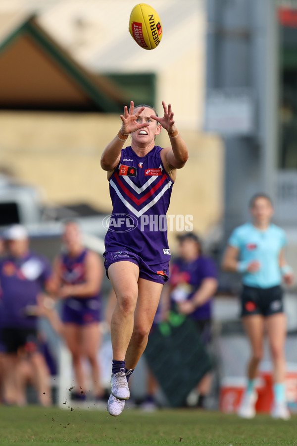 AFLW 2025 Round 02 - Fremantle v Brisbane - A-61697502
